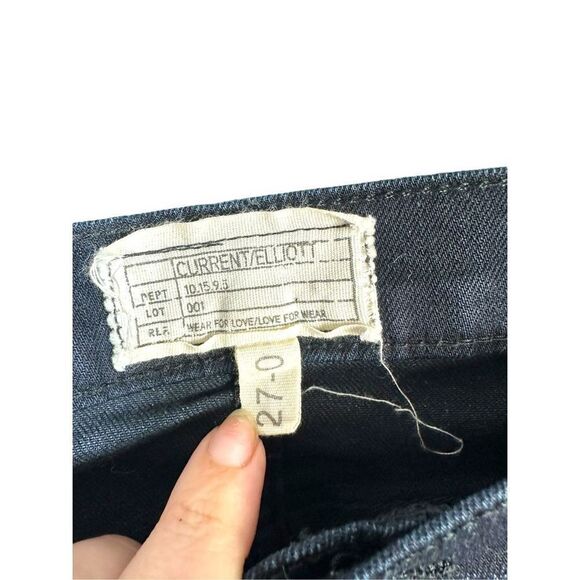 Current/Elliot The Stiletto Dark Wash Skinny Jeans - Picture 3 of 5